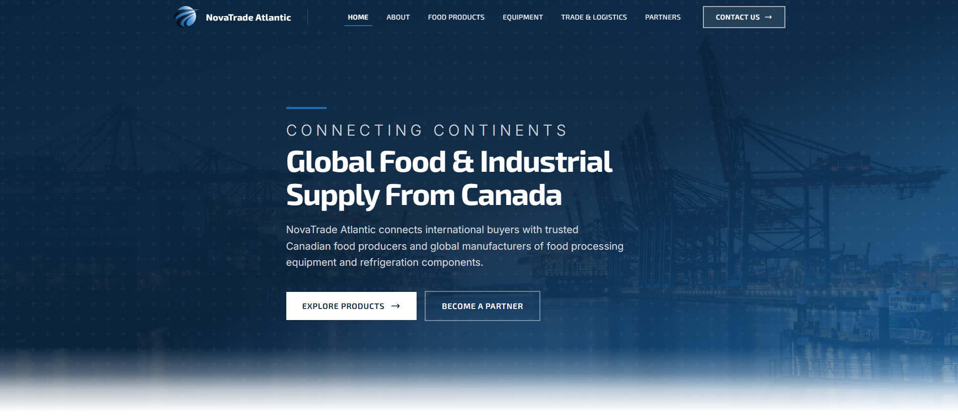 NovaTrade Atlantic website screenshot